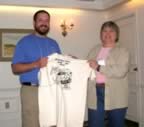 Andrew Morrison of UNB's Population Ecology Group was runner up for best student paper.  Photo by George Fanjoy. (39kb)